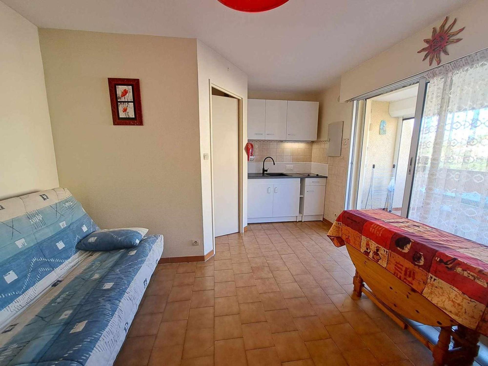 Studio Cosy 4 Pers Avec Terrasse, Parking Securise, Proche Commerces A Marseillan - Fr-1-326-591 Екстериор снимка